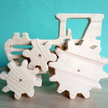 Intra απο ξύλο plywood 3mm-4mm πάχος - Ξύλινο παιχνίδι τρακτέρ Δίασταση 30x30 cm Intraeaxys-e1gkqm8o - Image 1