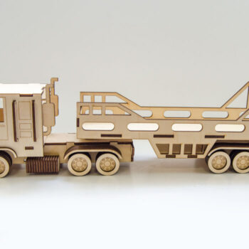 Intra απο ξύλο plywood 3mm-4mm πάχος - Ξύλινο τρακτέρ ρυμουλκούμενο φορτηγό Δίασταση 30x30 cm Intraeaxys-p7ymdwp7 - Image 3