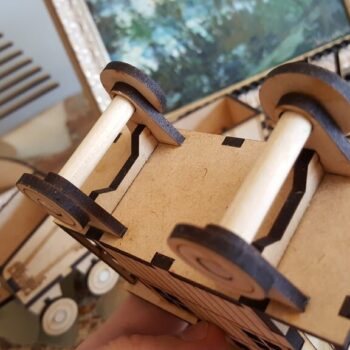 Intra απο ξύλο plywood 3mm-4mm πάχος - Χριστουγεννιάτικο Τρένο 3mm Δίασταση 30x30 cm Intraeaxys-zo9y5kw7 - Image 9