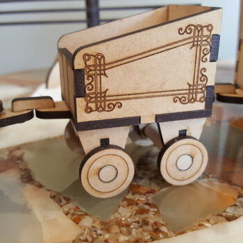 Intra απο ξύλο plywood 3mm-4mm πάχος - Χριστουγεννιάτικο Τρένο 3mm Δίασταση 30x30 cm Intraeaxys-zo9y5kw7 - Image 10