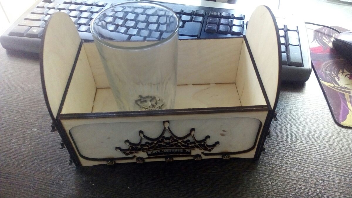 Intra απο ξύλο plywood 3mm-4mm πάχος - Sunduk Printsessa Δίασταση 30x30 cm Intraeaxys-m1dk03ok