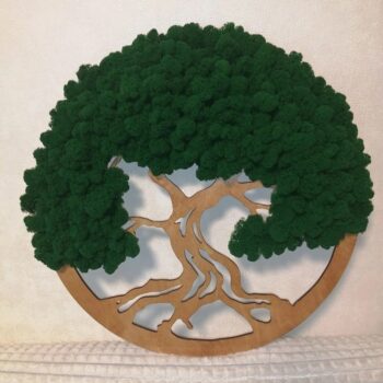 Intra απο ξύλο plywood 3mm-4mm πάχος - Τέχνη τοίχου Tree Of Life Δίασταση 30x30 cm Intraeaxys-m1d6pqy7 - Image 1