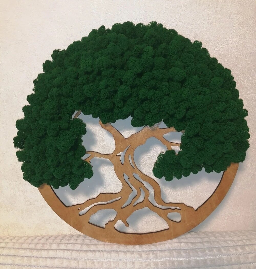 Intra απο ξύλο plywood 3mm-4mm πάχος - Τέχνη τοίχου Tree Of Life Δίασταση 30x30 cm Intraeaxys-m1d6pqy7