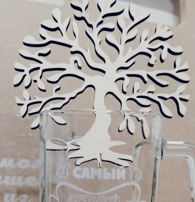 Intra απο ξύλο plywood 3mm-4mm πάχος - Διακόσμηση Celtic Tree Of Life Δίασταση 30x30 cm Intraeaxys-ro6yxn67