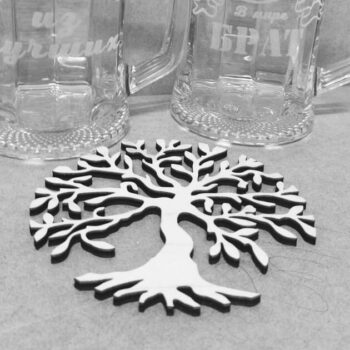 Intra απο ξύλο plywood 3mm-4mm πάχος - Διακόσμηση Celtic Tree Of Life Δίασταση 30x30 cm Intraeaxys-ro6yxn67 - Image 3