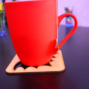 Intra απο ξύλο plywood 3mm-4mm πάχος - Ξύλινο σουβέρ τσαγιού νυχτερίδας Δίασταση 30x30 cm Intraeaxys-yon03pg7 - Image 3