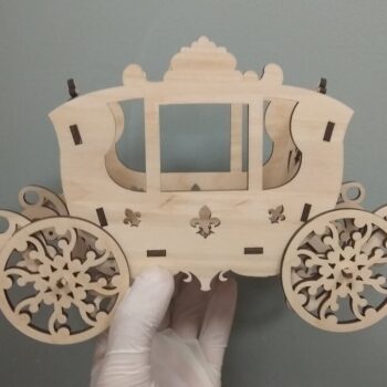 Intra απο ξύλο plywood 3mm-4mm πάχος - Κουτί λουλουδιών Carriage Coach Δίασταση 30x30 cm Intraeaxys-zo9ykrw7 - Image 1