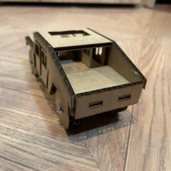 Intra απο ξύλο plywood 3mm-4mm πάχος - Tinkercad Hummer Δίασταση 30x30 cm Intraeaxys-lop3qgk1 - Image 5