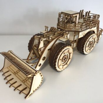 Intra απο ξύλο plywood 3mm-4mm πάχος - Τρισδιάστατο παζλ Caterpillar 994 Wheel Loader Δίασταση 30x30 cm Intraeaxys-lopqxq57 - Image 3