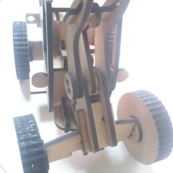 Intra απο ξύλο plywood 3mm-4mm πάχος - Μπουλντόζα 3D Puzzle 6mm Δίασταση 30x30 cm Intraeaxys-67wl8j81 - Image 9