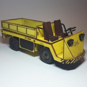 Intra απο ξύλο plywood 3mm-4mm πάχος - Τρισδιάστατο παζλ Cardboard Truck Δίασταση 30x30 cm Intraeaxys-91jd6x81 - Image 1