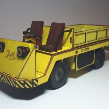 Intra απο ξύλο plywood 3mm-4mm πάχος - Τρισδιάστατο παζλ Cardboard Truck Δίασταση 30x30 cm Intraeaxys-91jd6x81 - Image 3