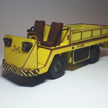 Intra απο ξύλο plywood 3mm-4mm πάχος - Τρισδιάστατο παζλ Cardboard Truck Δίασταση 30x30 cm Intraeaxys-91jd6x81 - Image 4