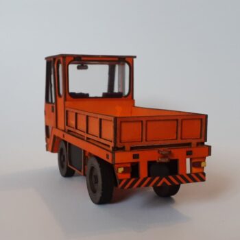 Intra απο ξύλο plywood 3mm-4mm πάχος - Ηλεκτρικό φορτηγό τρισδιάστατο παζλ Δίασταση 30x30 cm Intraeaxys-eoxl4vxo - Image 6