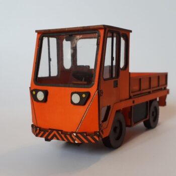 Intra απο ξύλο plywood 3mm-4mm πάχος - Ηλεκτρικό φορτηγό τρισδιάστατο παζλ Δίασταση 30x30 cm Intraeaxys-eoxl4vxo - Image 9