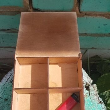 Intra απο ξύλο plywood 3mm-4mm πάχος - Κουτί με Χελώνα Χαραγμένο 3mm Δίασταση 30x30 cm Intraeaxys-lopq65x7 - Image 4