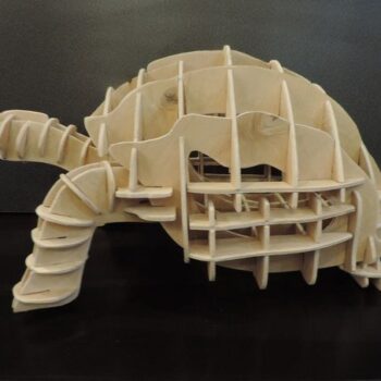 Intra απο ξύλο plywood 3mm-4mm πάχος - Πρότυπο χελώνας Δίασταση 30x30 cm Intraeaxys-m1d620e7 - Image 1