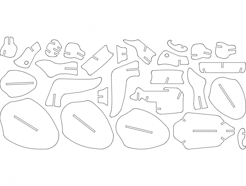 Intra απο ξύλο plywood 3mm-4mm πάχος - Χελώνα Δίασταση 30x30 cm Intraeaxys-qomkvk73