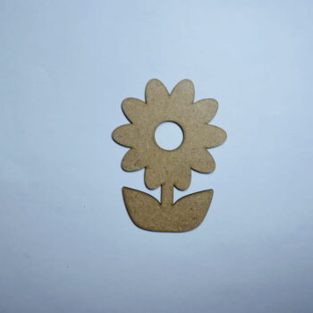 Intra απο ξύλο plywood 3mm-4mm πάχος - Σχήμα λουλουδιών ημιτελές ξύλινο σχήμα Δίασταση 30x30 cm Intraeaxys-d1lv4j6o - Image 1