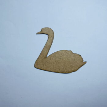 Intra απο ξύλο plywood 3mm-4mm πάχος - Ημιτελής χειροτεχνία με ξύλινο κύκνο Δίασταση 30x30 cm Intraeaxys-r1z2nw21 - Image 1