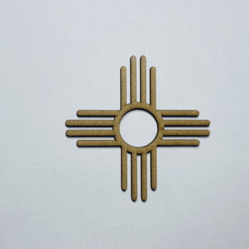 Intra απο ξύλο plywood 3mm-4mm πάχος - Σύμβολο Zia Σχήμα Ξύλινη κοπή Δίασταση 30x30 cm Intraeaxys-r1z2nk21 - Image 1