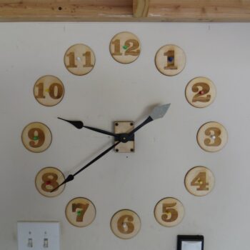 Intra απο ξύλο plywood 3mm-4mm πάχος - Μεγάλο Ρολόι Τοίχου Ρολόι Τοίχου 20 ιντσών Δίασταση 30x30 cm Intraeaxys-m1d6pyl7 - Image 1