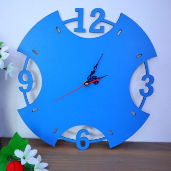 Intra απο ξύλο plywood 3mm-4mm πάχος - Ξύλινο ρολόι τοίχου Big Numbers Δίασταση 30x30 cm Intraeaxys-p7ymyxp7 - Image 1