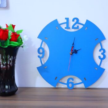 Intra απο ξύλο plywood 3mm-4mm πάχος - Ξύλινο ρολόι τοίχου Big Numbers Δίασταση 30x30 cm Intraeaxys-p7ymyxp7 - Image 3