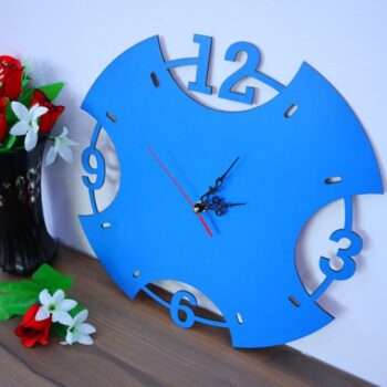 Intra απο ξύλο plywood 3mm-4mm πάχος - Ξύλινο ρολόι τοίχου Big Numbers Δίασταση 30x30 cm Intraeaxys-p7ymyxp7 - Image 4