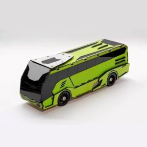 Intra απο ξύλο plywood 3mm-4mm πάχος - Μοντέλο λεωφορείου Δίασταση 30x30 cm Intraeaxys-075y4p0o