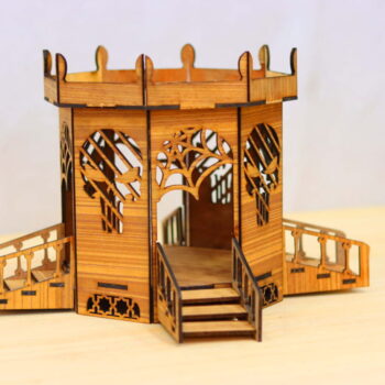 Intra απο ξύλο plywood 3mm-4mm πάχος - Μοντέλο Ξύλινο Μπανταντέρ Δίασταση 30x30 cm Intraeaxys-078y33mo - Image 9