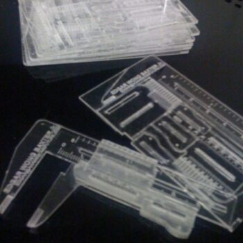 Intra απο ξύλο plywood 3mm-4mm πάχος - Επαγγελματική κάρτα Calliper Δίασταση 30x30 cm Intraeaxys-0788ddm7 - Image 3