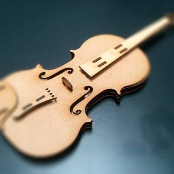 Intra απο ξύλο plywood 3mm-4mm πάχος - Βιολί Δίασταση 30x30 cm Intraeaxys-6o3ykvj7 - Image 1