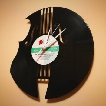Intra απο ξύλο plywood 3mm-4mm πάχος - Orologio Vinile Violino Δίασταση 30x30 cm Intraeaxys-eoxlmqoz - Image 1