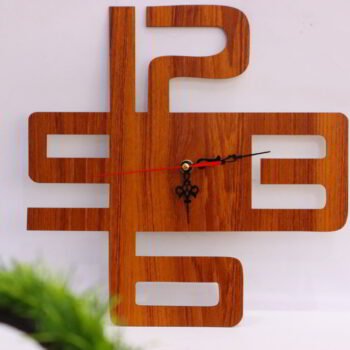 Intra απο ξύλο plywood 3mm-4mm πάχος - Ξύλινο ρολόι τοίχου Big Numbers Δίασταση 30x30 cm Intraeaxys-joedmy61 - Image 7