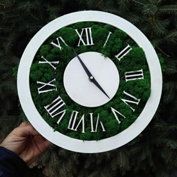 Intra απο ξύλο plywood 3mm-4mm πάχος - Ρωμαϊκό ρολόι Δίασταση 30x30 cm Intraeaxys-078y56qo - Image 1