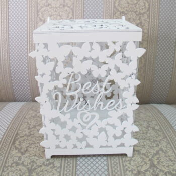 Intra απο ξύλο plywood 3mm-4mm πάχος - Ξύλινο κουτί για κάρτες γάμου Δίασταση 30x30 cm Intraeaxys-m1d6j4l7 - Image 1