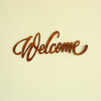 Intra απο ξύλο plywood 3mm-4mm πάχος - Επιγραφή καλωσορίσματος Ξύλινη διακόσμηση τοίχου καλωσορίσματος Δίασταση 30x30 cm Intraeaxys-6o3ymmk7 - Image 3