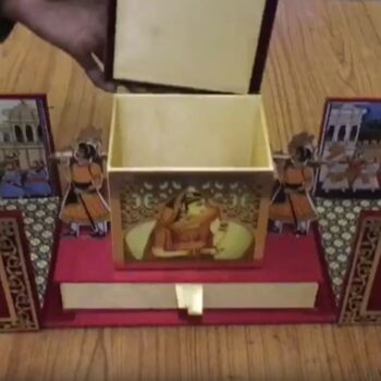 Intra απο ξύλο plywood 3mm-4mm πάχος - Κουτί για προσκλητήρια γάμου πολυτελείας Δίασταση 30x30 cm Intraeaxys-eo0qll31 - Image 4