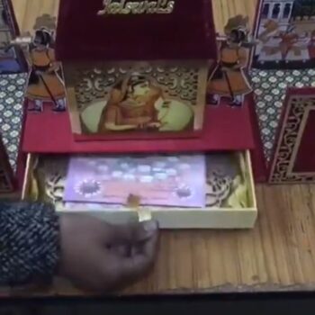 Intra απο ξύλο plywood 3mm-4mm πάχος - Κουτί για προσκλητήρια γάμου πολυτελείας Δίασταση 30x30 cm Intraeaxys-eo0qll31 - Image 5