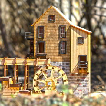 Intra απο ξύλο plywood 3mm-4mm πάχος - Νερόμυλος Δίασταση 30x30 cm Intraeaxys-eo4q36w7 - Image 1