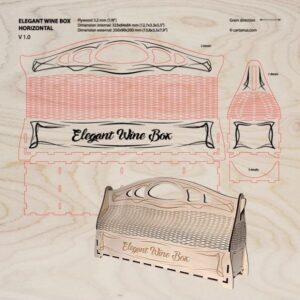 Intra απο ξύλο plywood 3mm-4mm πάχος - Ξύλινο Κάρι κρασιού Δίασταση 30x30 cm Intraeaxys-r1zq0qw1