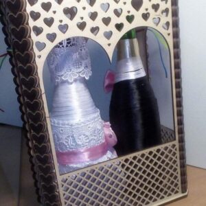 Intra απο ξύλο plywood 3mm-4mm πάχος - Κουτί κρασιού γάμου Δίασταση 30x30 cm Intraeaxys-d1lvq6zo