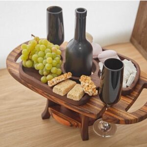 Intra απο ξύλο plywood 3mm-4mm πάχος - Ξύλινη θήκη για τραπέζι κρασιού και ποτήρι Δίασταση 30x30 cm Intraeaxys-e1gkqj8o