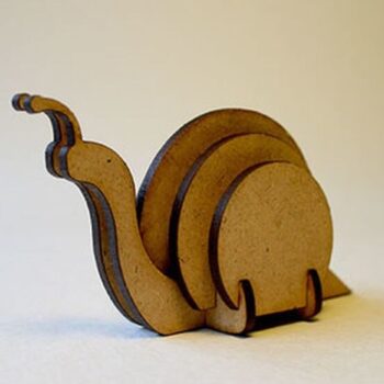 Intra απο ξύλο plywood 3mm-4mm πάχος - Ξύλινο Σαλιγκάρι 3mm Δίασταση 30x30 cm Intraeaxys-joedg5n1 - Image 1