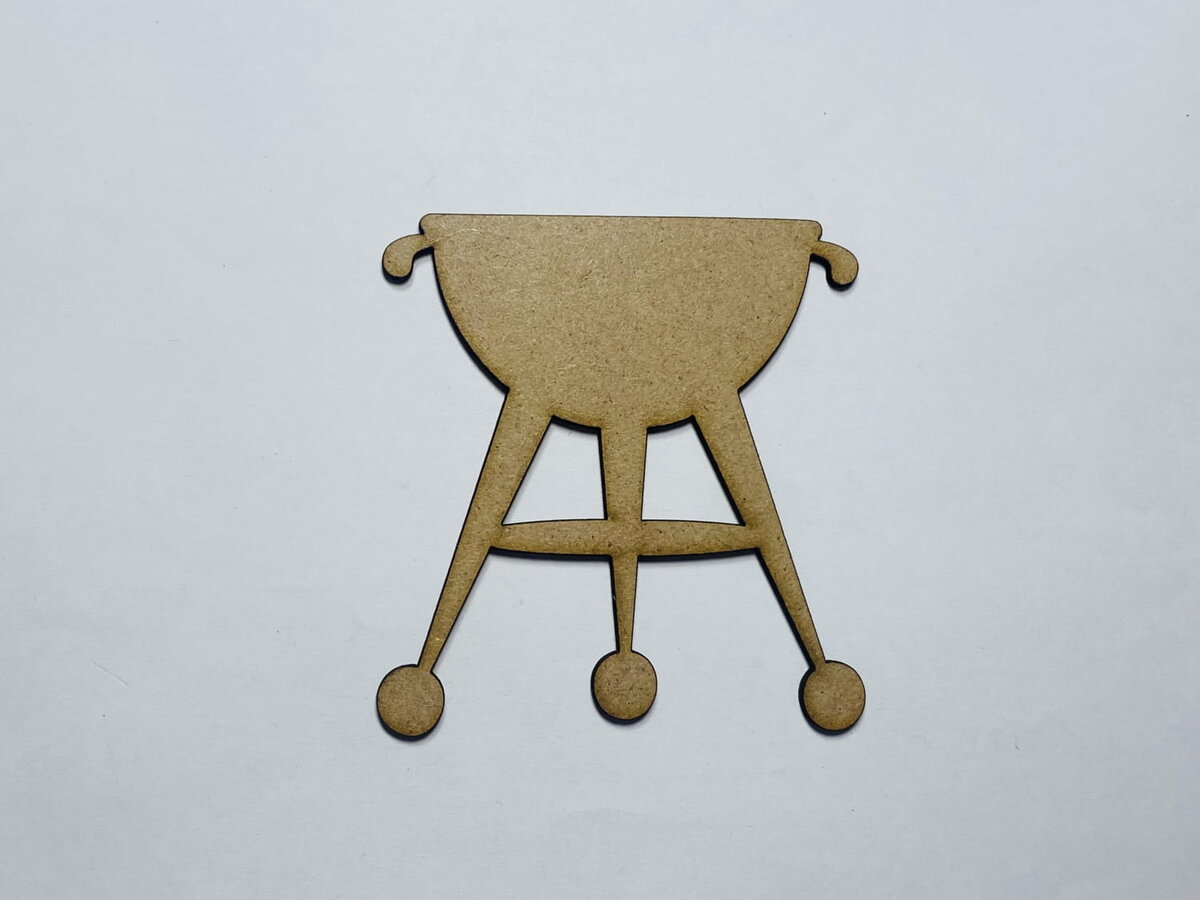 Intra απο ξύλο plywood 3mm-4mm πάχος - Μπάρμπεκιου Μπάρμπεκιου Σχήμα Ημιτελούς Αποκοπής Δίασταση 30x30 cm Intraeaxys-51rrmjm1