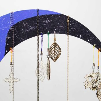 Intra απο ξύλο plywood 3mm-4mm πάχος - Συλλογή σκουλαρίκια Δίασταση 3x3 cm Intraeaxys-ro6yl5n7 - Image 3