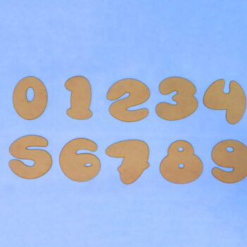 Intra απο ξύλο plywood 3mm-4mm πάχος - Φούσκα Αριθμοί 1-10 Δίασταση 30x30 cm Intraeaxys-yon032x7 - Image 3