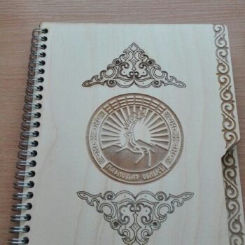 Intra απο ξύλο plywood 3mm-4mm πάχος - Κάλυμμα σημειωματάριου Δίασταση 30x30 cm Intraeaxys-075yzr3o - Image 1