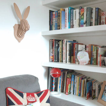 Intra απο ξύλο plywood 3mm-4mm πάχος - Rabbit Head Wall Trophy 3mm Δίασταση 30x30 cm Intraeaxys-d1lv03xo - Image 4